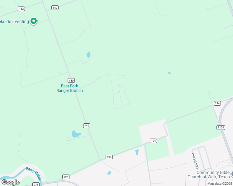 map of restaurants, bars, coffee shops, grocery stores, and more near 570 County Road 140 in Georgetown