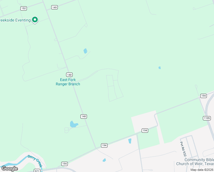 map of restaurants, bars, coffee shops, grocery stores, and more near 570 County Road 140 in Georgetown