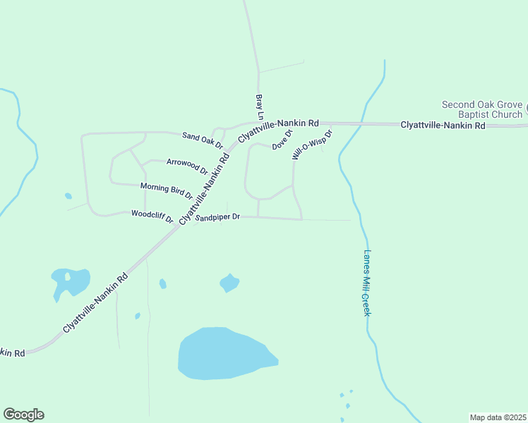 map of restaurants, bars, coffee shops, grocery stores, and more near 6320 Sandpiper Drive in Valdosta