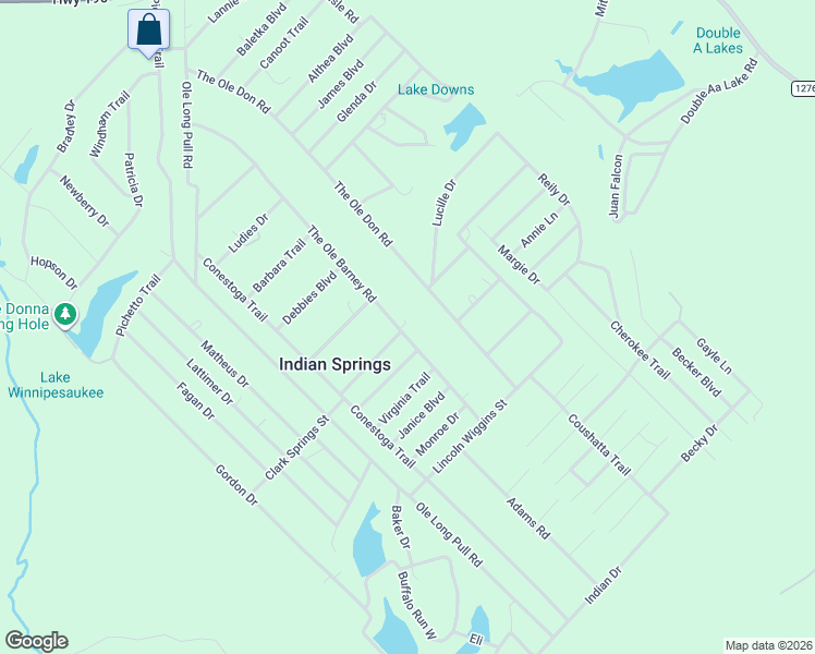 map of restaurants, bars, coffee shops, grocery stores, and more near 801 The Ole Barney Road in Livingston