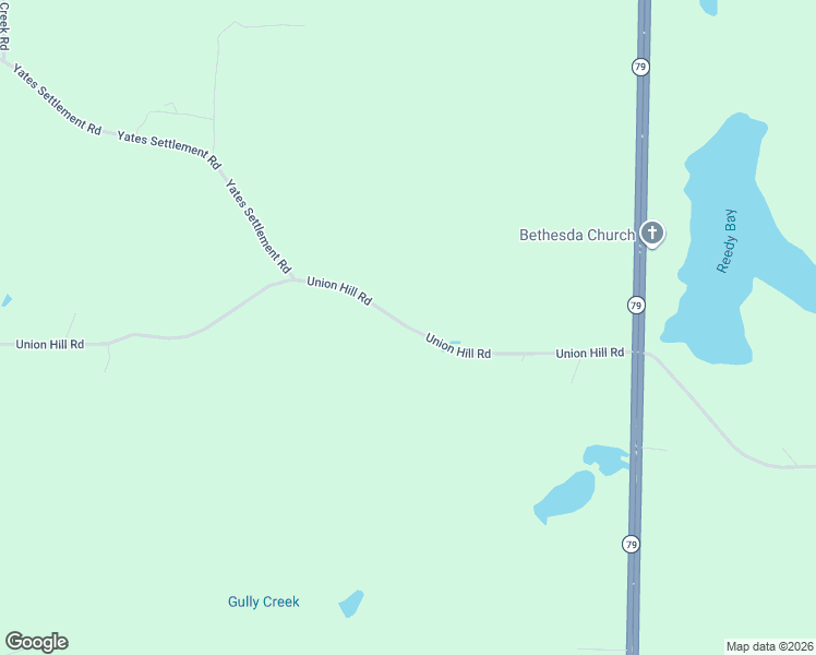 map of restaurants, bars, coffee shops, grocery stores, and more near Union Hill Road in Bonifay