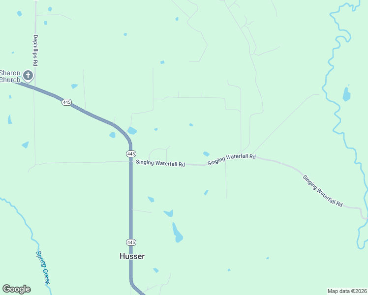 map of restaurants, bars, coffee shops, grocery stores, and more near 23397 Singing Waterfall Road in Husser