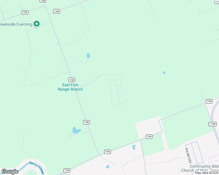map of restaurants, bars, coffee shops, grocery stores, and more near 570 County Road 140 in Georgetown