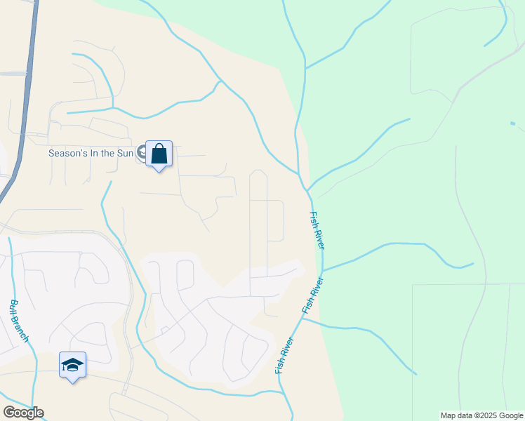 map of restaurants, bars, coffee shops, grocery stores, and more near 13278 Jenkins Pit Road in Spanish Fort