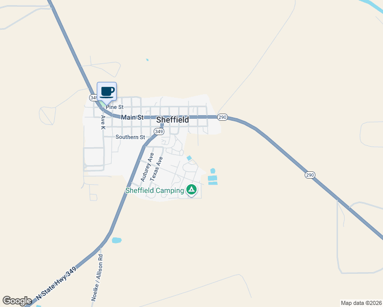 map of restaurants, bars, coffee shops, grocery stores, and more near A Avenue in Sheffield