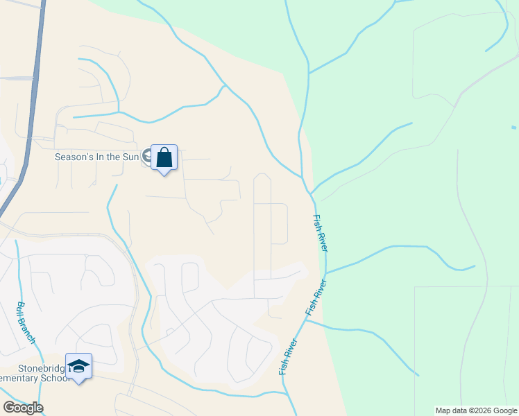map of restaurants, bars, coffee shops, grocery stores, and more near 13278 Jenkins Pit Road in Spanish Fort