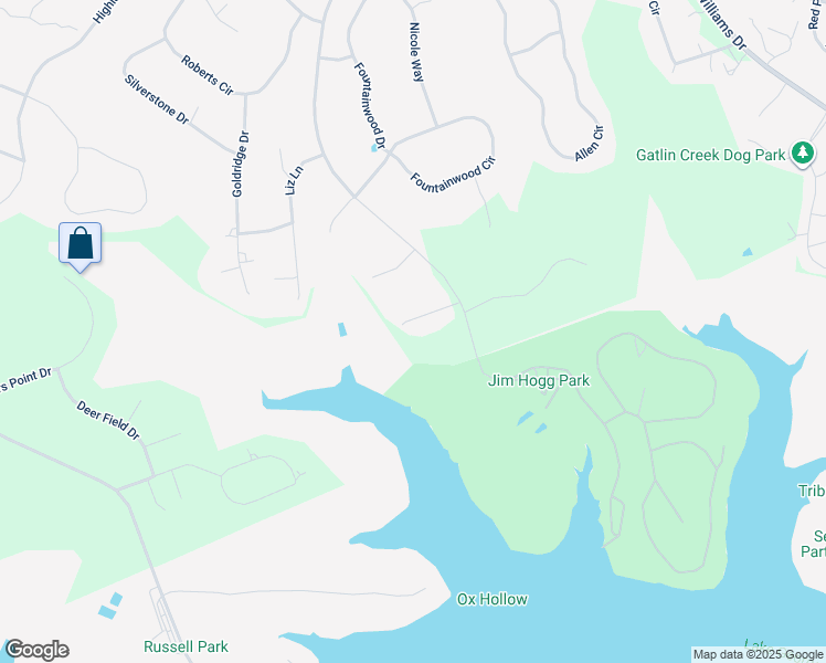 map of restaurants, bars, coffee shops, grocery stores, and more near 104 Melanie Cove in Georgetown
