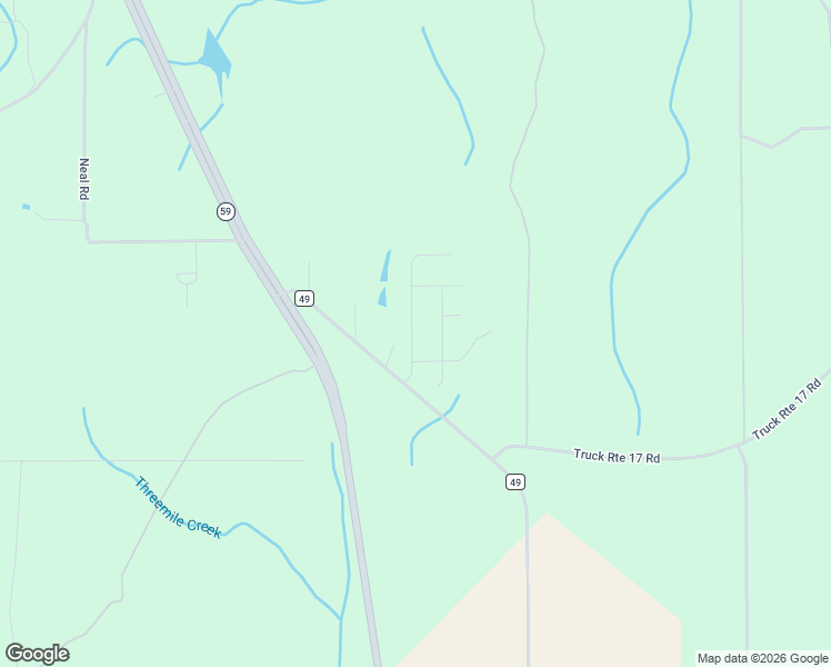 map of restaurants, bars, coffee shops, grocery stores, and more near 31770 County Road 49 in Loxley