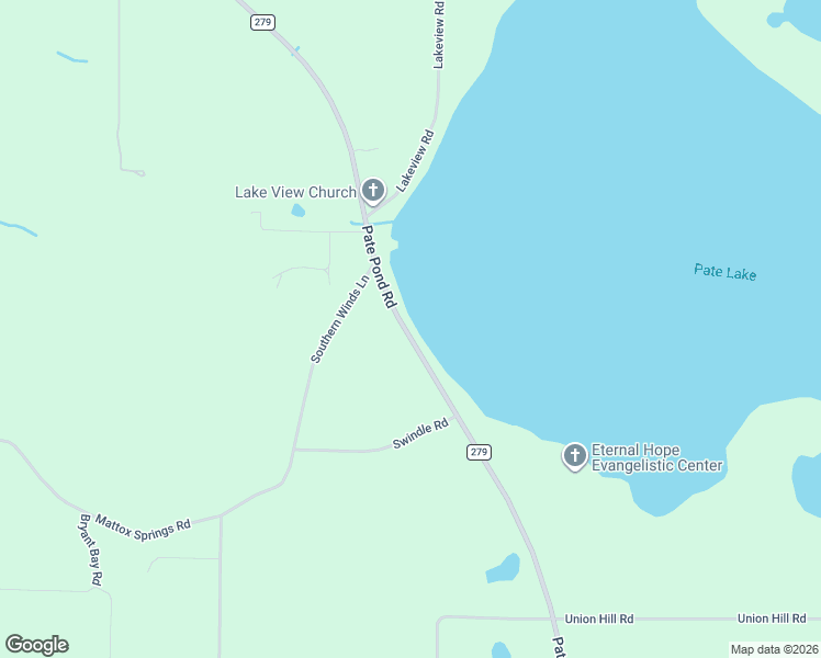 map of restaurants, bars, coffee shops, grocery stores, and more near 3126 Pate Pond Road in Caryville