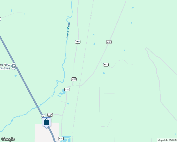 map of restaurants, bars, coffee shops, grocery stores, and more near 9007 Co Road 451 in Kirbyville