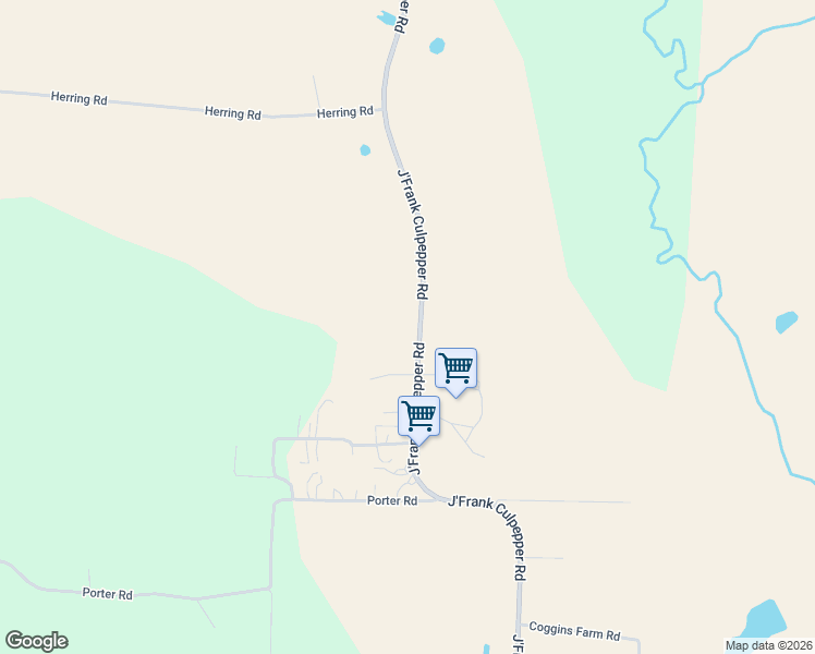 map of restaurants, bars, coffee shops, grocery stores, and more near 2299 J'Frank Culpepper Road in Lake Park