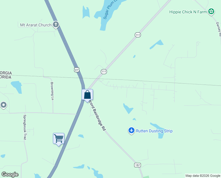 map of restaurants, bars, coffee shops, grocery stores, and more near 122 Quail Ridge in Havana