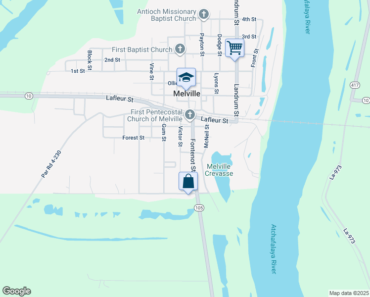 map of restaurants, bars, coffee shops, grocery stores, and more near in Melville