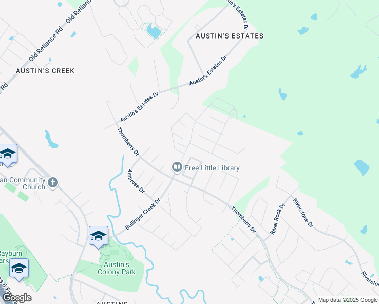 map of restaurants, bars, coffee shops, grocery stores, and more near 3060 Archer Drive in Bryan