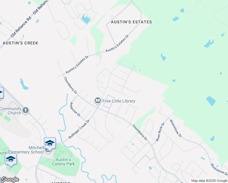 map of restaurants, bars, coffee shops, grocery stores, and more near 3069 Archer Drive in Bryan