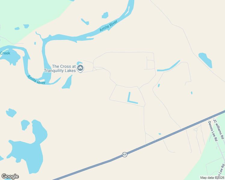 map of restaurants, bars, coffee shops, grocery stores, and more near 29 Serenity Drive in Denham Springs