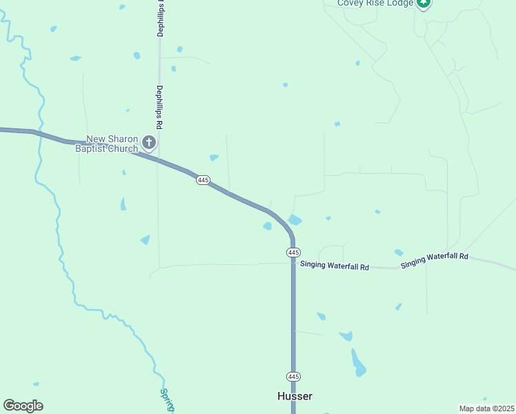 map of restaurants, bars, coffee shops, grocery stores, and more near Louisiana 445 in Husser