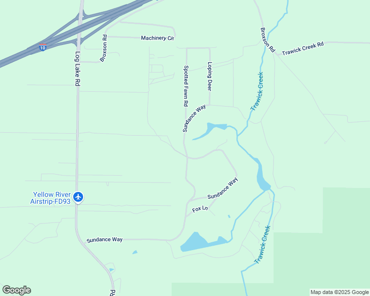 map of restaurants, bars, coffee shops, grocery stores, and more near Sundance Way in Okaloosa