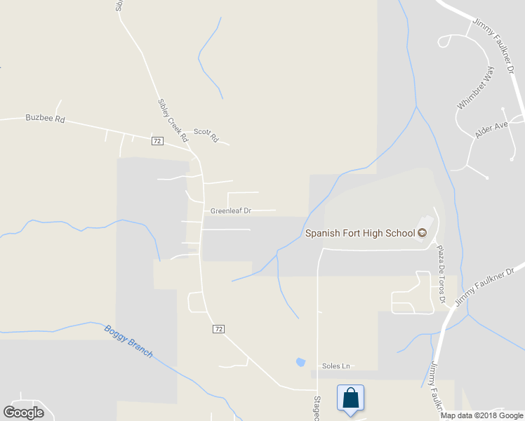 map of restaurants, bars, coffee shops, grocery stores, and more near 9325 Greenleaf Drive in Spanish Fort