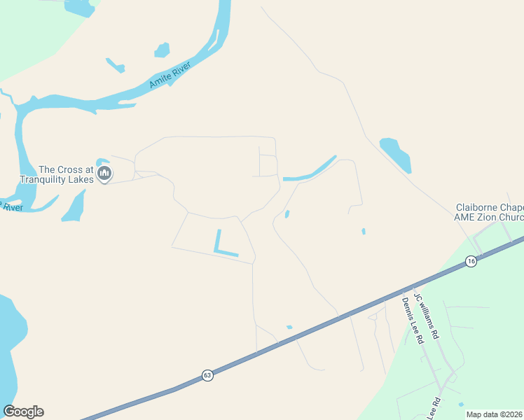 map of restaurants, bars, coffee shops, grocery stores, and more near Uncle Sons Lane in Denham Springs