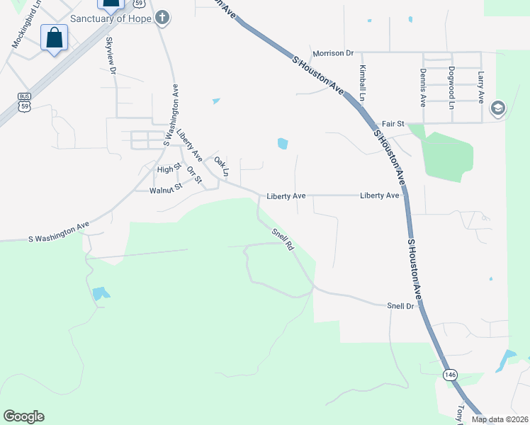 map of restaurants, bars, coffee shops, grocery stores, and more near 121 Neel Road in Livingston