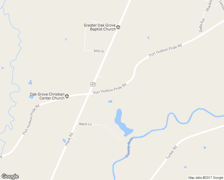 map of restaurants, bars, coffee shops, grocery stores, and more near 9150 Port Hudson-Pride Road in Zachary