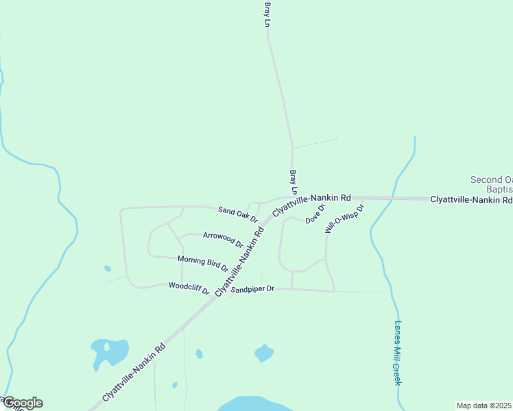 map of restaurants, bars, coffee shops, grocery stores, and more near 6307 Sand Oak Trce in Valdosta