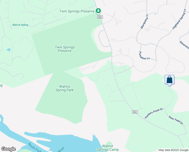 map of restaurants, bars, coffee shops, grocery stores, and more near 906 County Road 262 in Georgetown