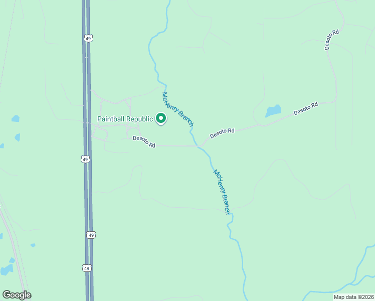 map of restaurants, bars, coffee shops, grocery stores, and more near Desoto Road in McHenry