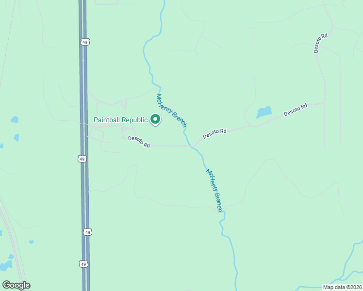 map of restaurants, bars, coffee shops, grocery stores, and more near Desoto Road in McHenry