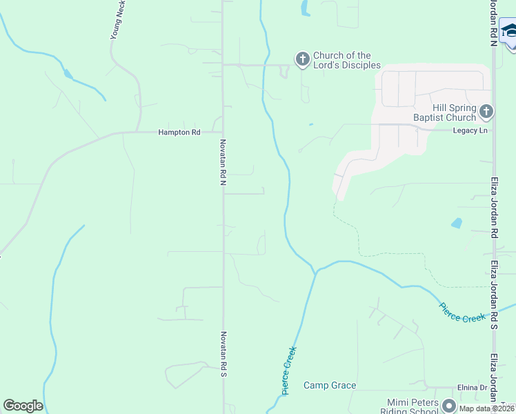 map of restaurants, bars, coffee shops, grocery stores, and more near 170 Novatan Road North in Mobile