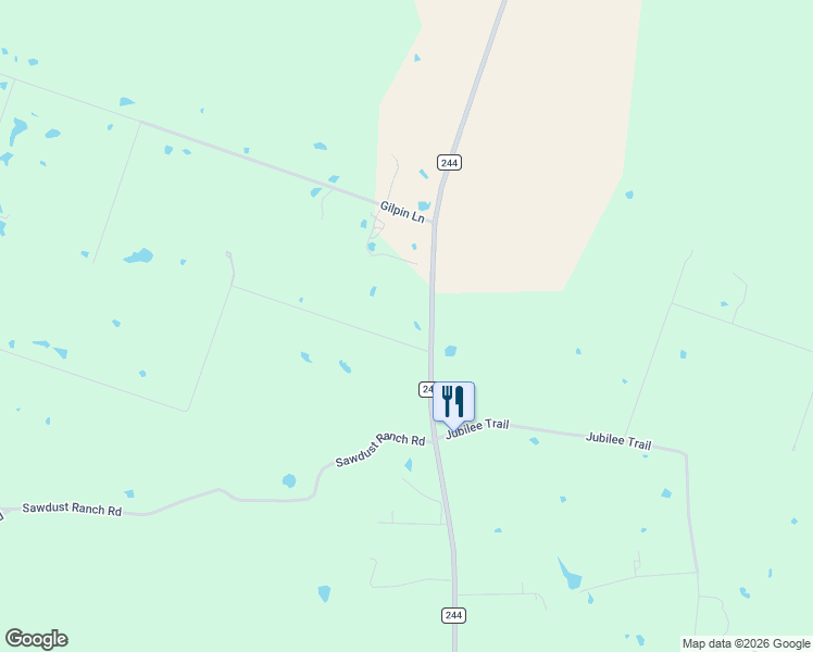 map of restaurants, bars, coffee shops, grocery stores, and more near 8268 Marty Road in Iola