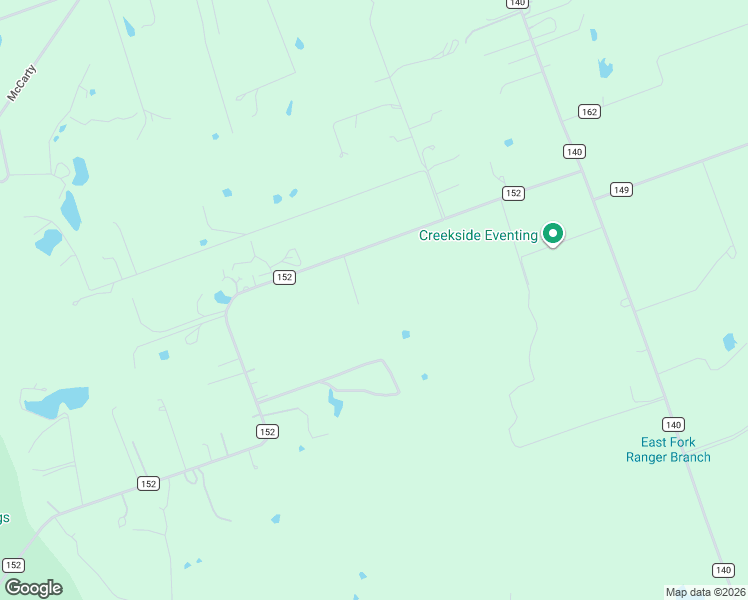 map of restaurants, bars, coffee shops, grocery stores, and more near 3150 County Road 152 in Georgetown