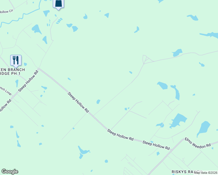 map of restaurants, bars, coffee shops, grocery stores, and more near C6 C6 Ranch Road in Bryan