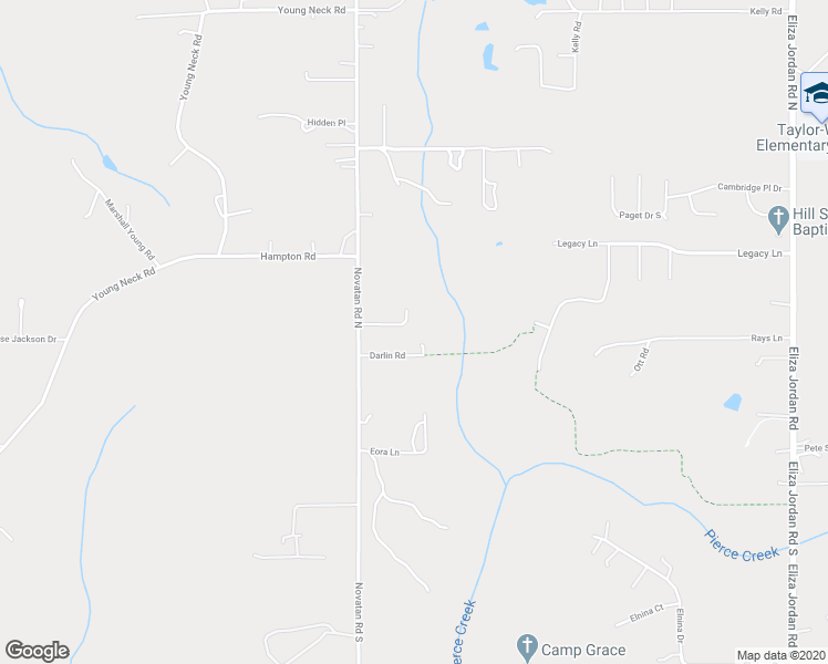 map of restaurants, bars, coffee shops, grocery stores, and more near 170 Novatan Road North in Mobile