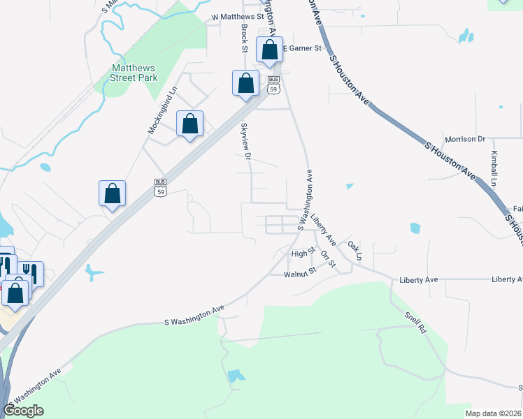 map of restaurants, bars, coffee shops, grocery stores, and more near 528 Sunview Drive in Livingston