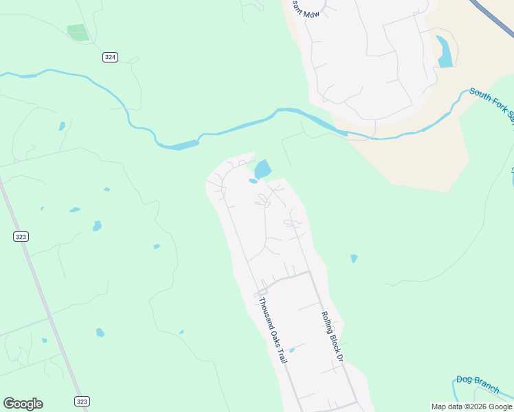 map of restaurants, bars, coffee shops, grocery stores, and more near 240 Creedmore Drive in Liberty Hill