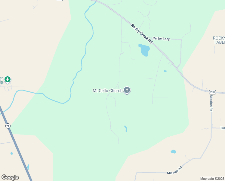 map of restaurants, bars, coffee shops, grocery stores, and more near 1800 Mount Cello Church Road in Marianna