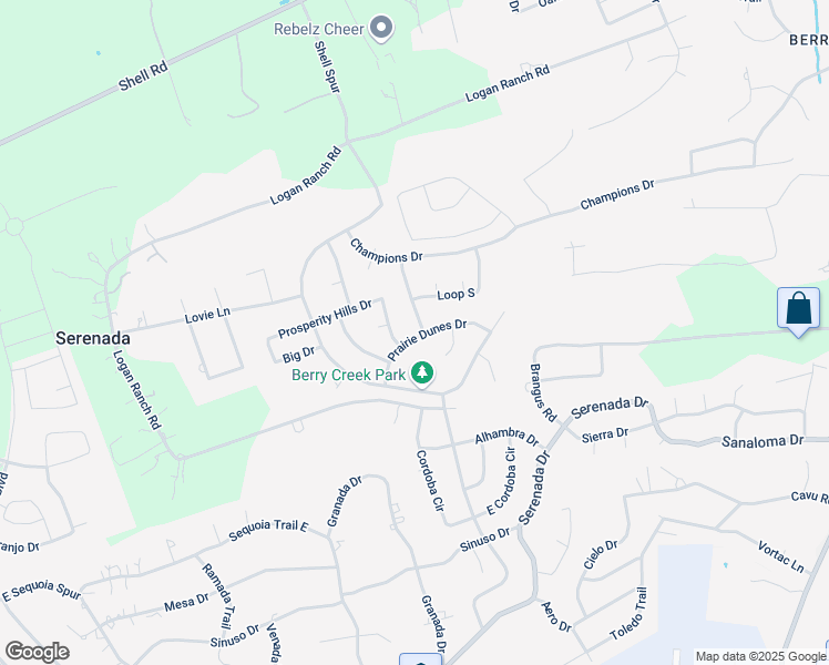 map of restaurants, bars, coffee shops, grocery stores, and more near 911 Prairie Dunes Drive in Georgetown