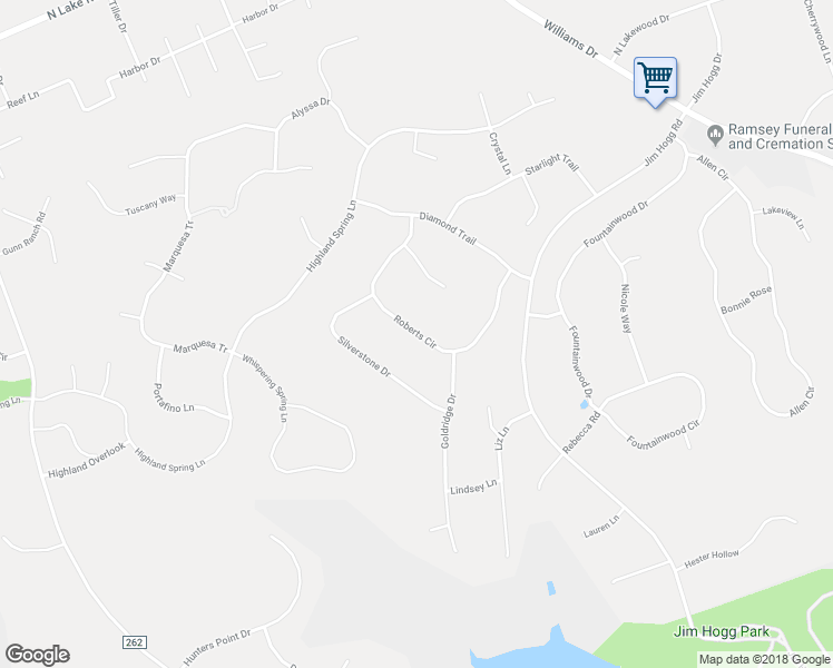 map of restaurants, bars, coffee shops, grocery stores, and more near 170 Roberts Circle in Georgetown