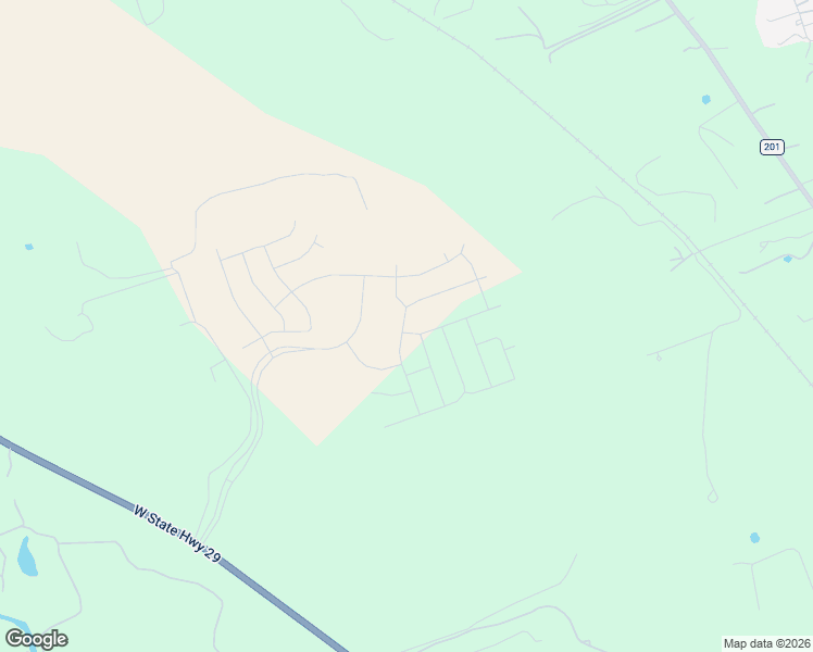 map of restaurants, bars, coffee shops, grocery stores, and more near Unnamed Road in Liberty Hill