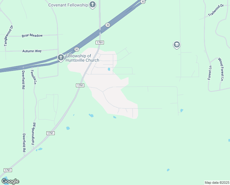 map of restaurants, bars, coffee shops, grocery stores, and more near 16 Summer Place in Huntsville