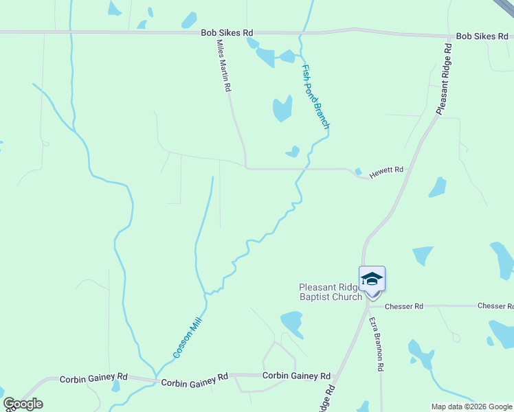 map of restaurants, bars, coffee shops, grocery stores, and more near 607 Hewett Road in DeFuniak Springs