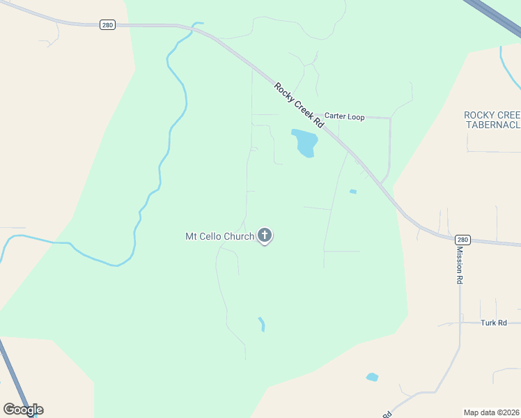 map of restaurants, bars, coffee shops, grocery stores, and more near 1844 Mount Cello Church Road in Marianna