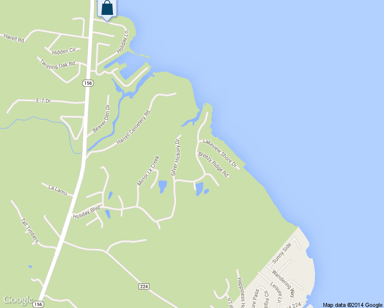 map of restaurants, bars, coffee shops, grocery stores, and more near 981 Hickory Ridge Drive in Coldspring