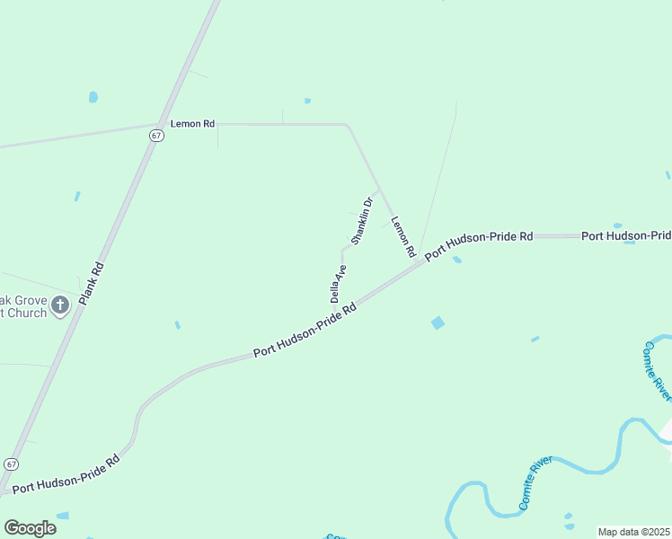 map of restaurants, bars, coffee shops, grocery stores, and more near 24753 Della Avenue in Zachary