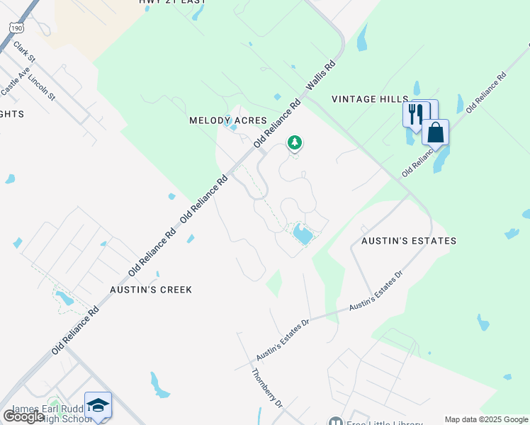 map of restaurants, bars, coffee shops, grocery stores, and more near 2013 Positano Loop in Bryan
