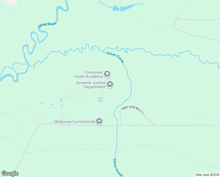 map of restaurants, bars, coffee shops, grocery stores, and more near 4448 Straight Line Road in Crestview