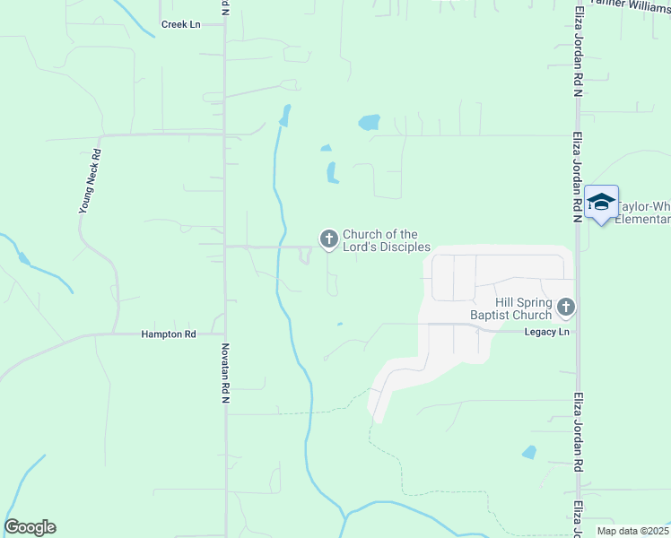 map of restaurants, bars, coffee shops, grocery stores, and more near 11085 Catherine Creek Drive in Mobile