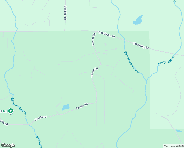 map of restaurants, bars, coffee shops, grocery stores, and more near 94 Desoto Road in McHenry